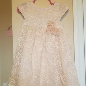 2T Cream/Tan Dress